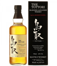 The Tottori Blended Japanese Whisky aged in Boubon Barrel