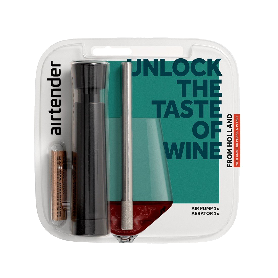 Airtender - Wine Aerator - Unlock the Taste of Wine - wijnbeluchter