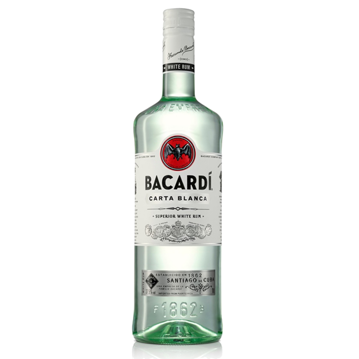 Bacardi Carta Blanca liter