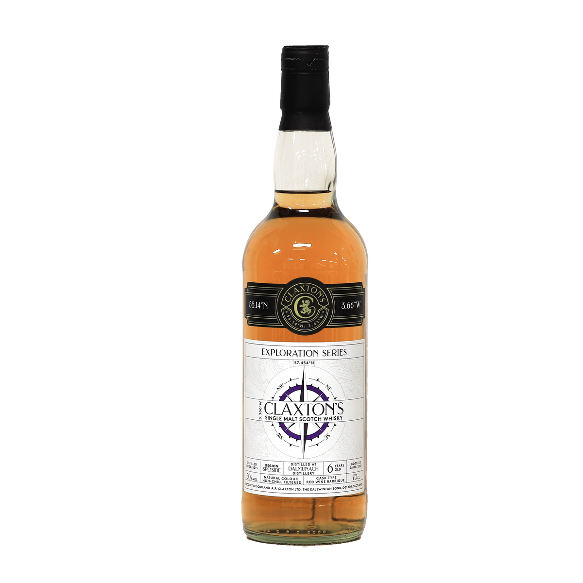 Claxton's | Exploration Series | Dalmunach | Speyside | 6y | 2015 | Red Wine Barrique | Single Malt Scotch Whisky