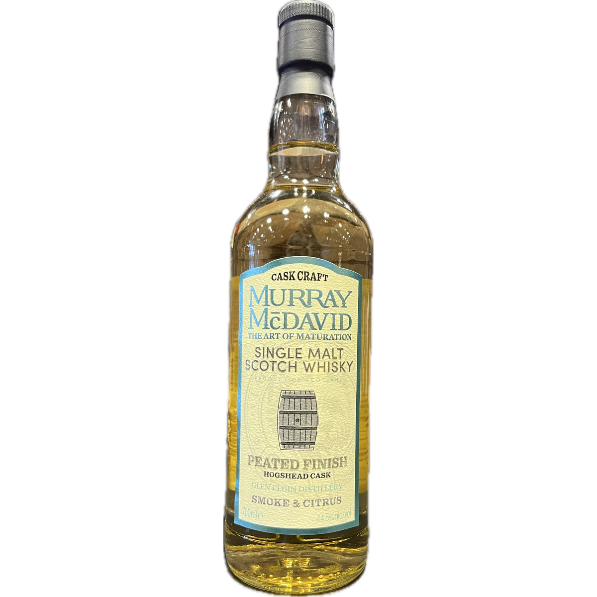Murray Mc David | Cask Craft | Glen Elgin Distillery | Peated Finish| Smoke & Citrus | Single Malt Scotch Whisky