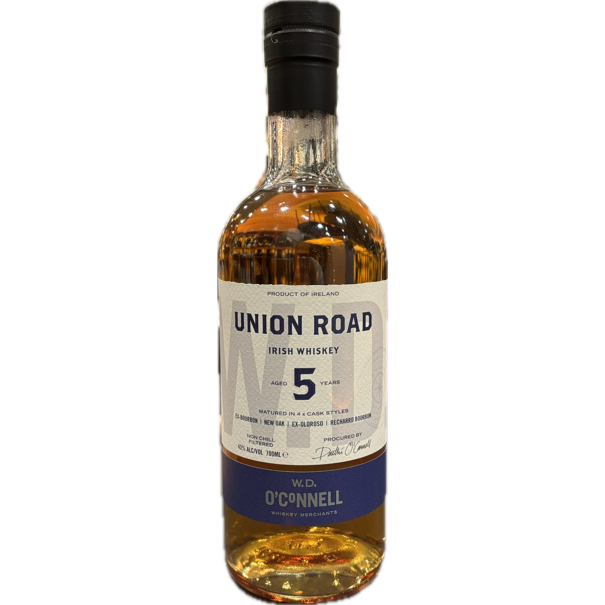W.D. O'Connell | Union Road | 5y | Irish Whiskey | Matured in 4 cask styles