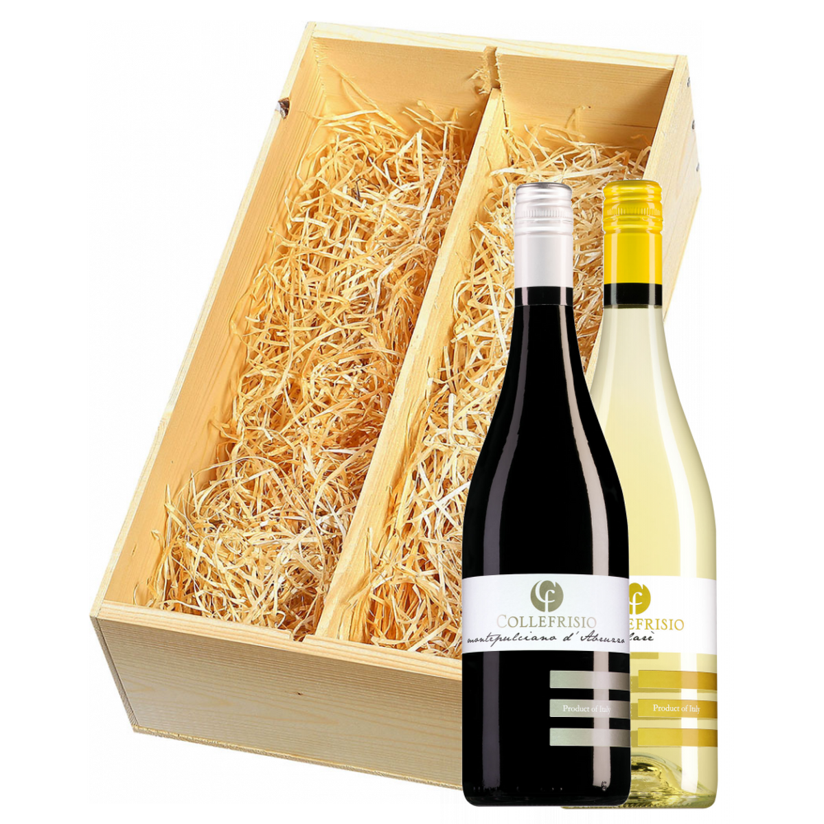 Wijnkist met Collefrisio Trebbiano d'Abruzzo Filarè & Montepulciano d'Abruzzo