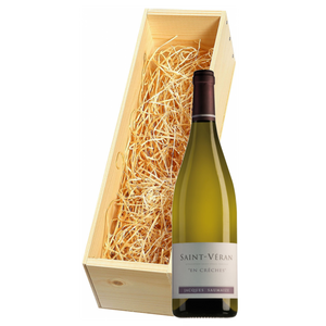 Wijnkist met Domaine Saumaize Saint-Véran En Crêches 