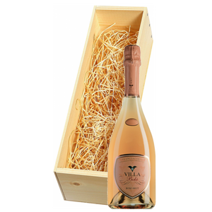 Wijnkist met Villa Franciacorta Bokè Rosé Brut