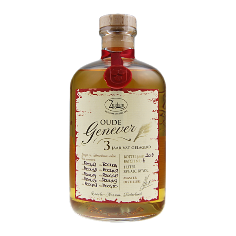 Zuidam Oude Jenever 3 jaar gelagerd 100 cl
