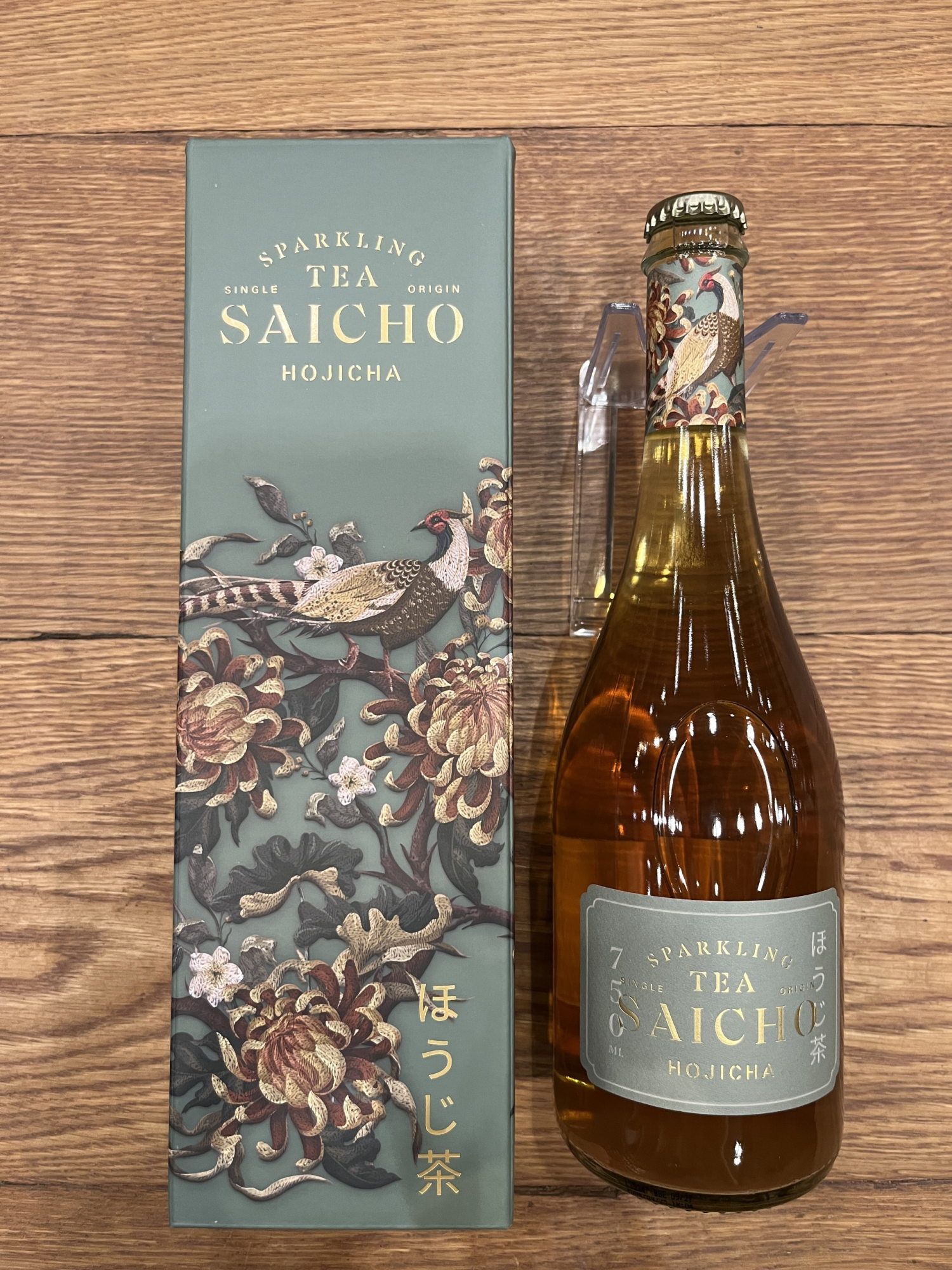 Saicho | Sparkling Tea | Hojicha in Giftbox |  75 cl