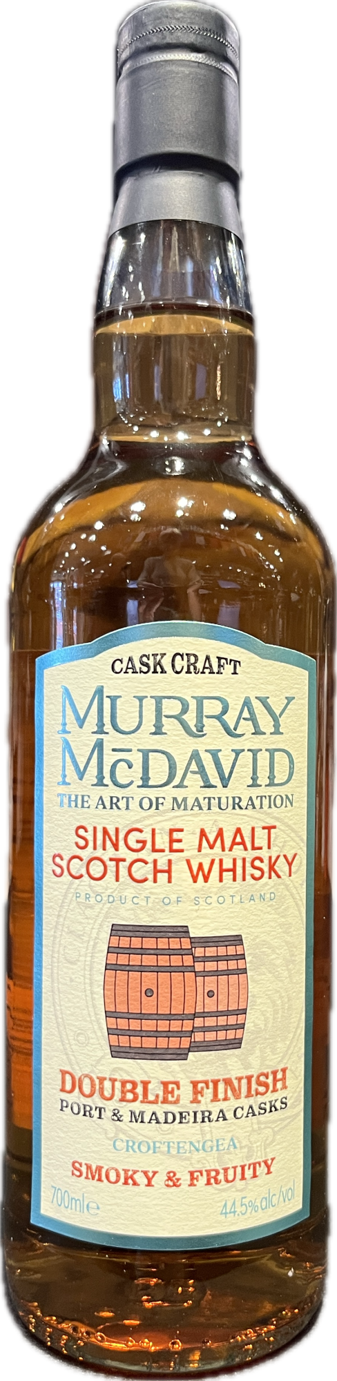 Murray Mc David | Cask Craft | Croftengea | Double Finish (port & madeira casks) | Smoky & Fruity | Single Malt Scotch Whisky